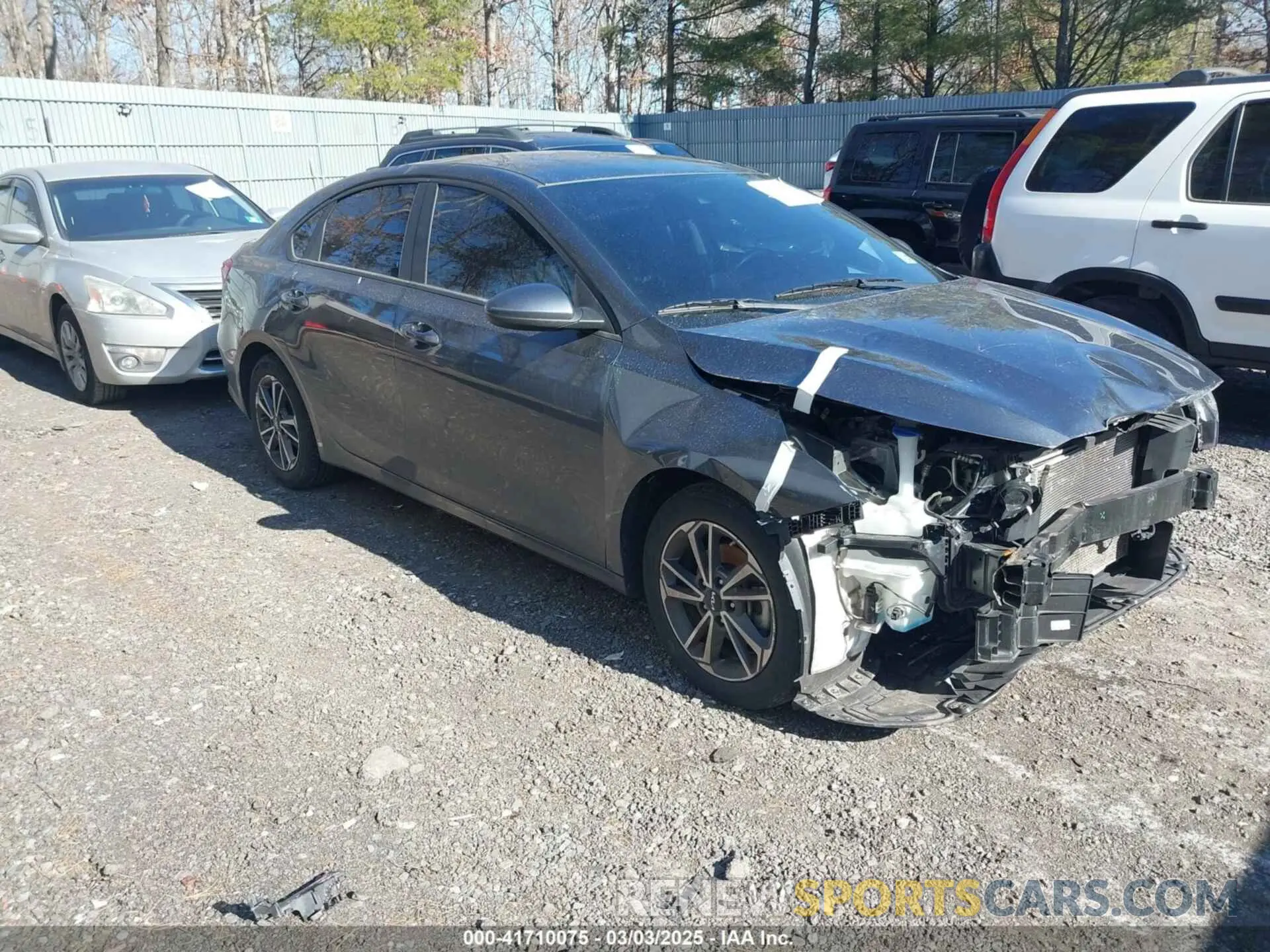 1 Photograph of a damaged car 3KPF24AD8NE464455 KIA FORTE 2022