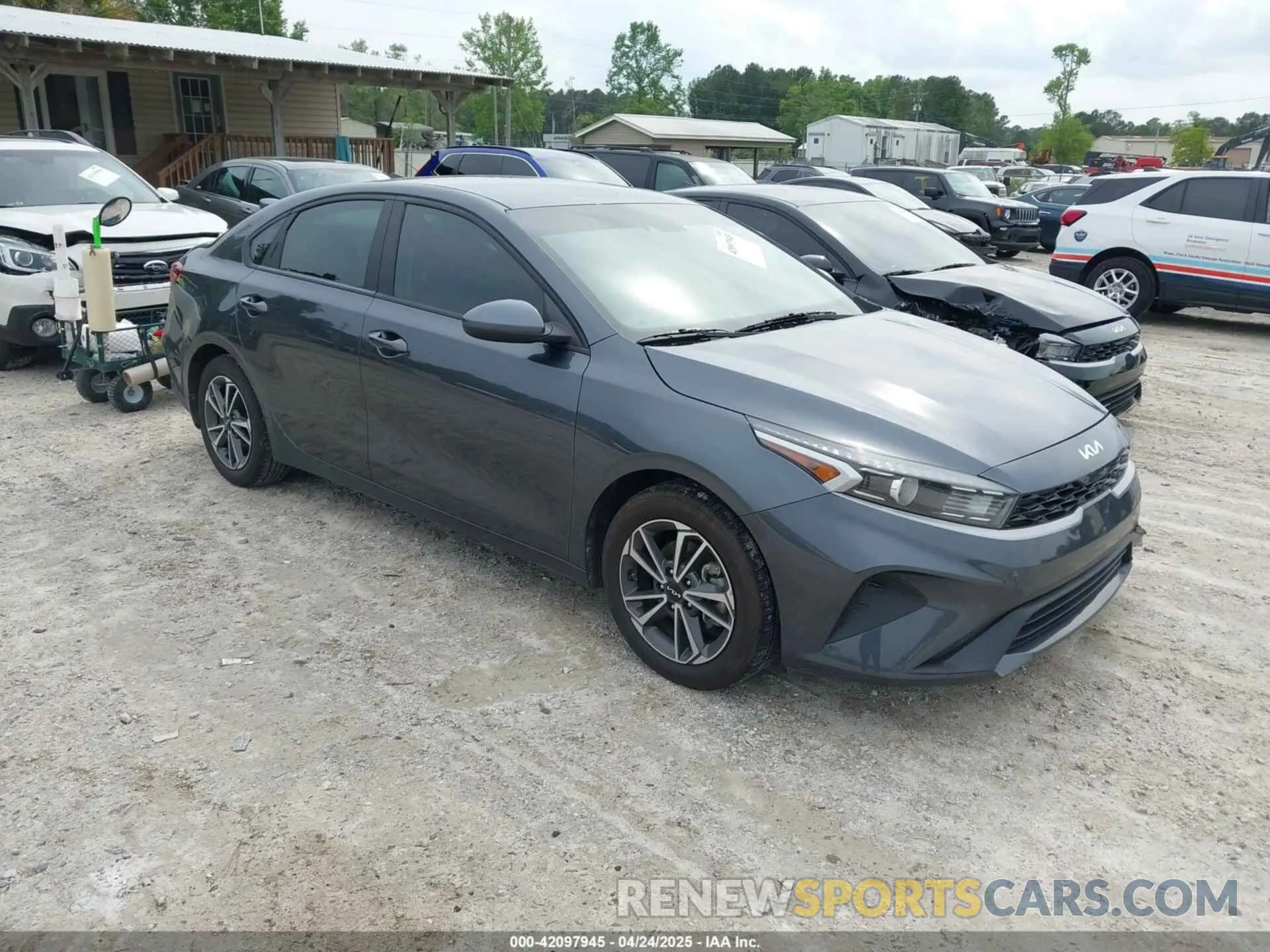 1 Photograph of a damaged car 3KPF24AD8NE466674 KIA FORTE 2022