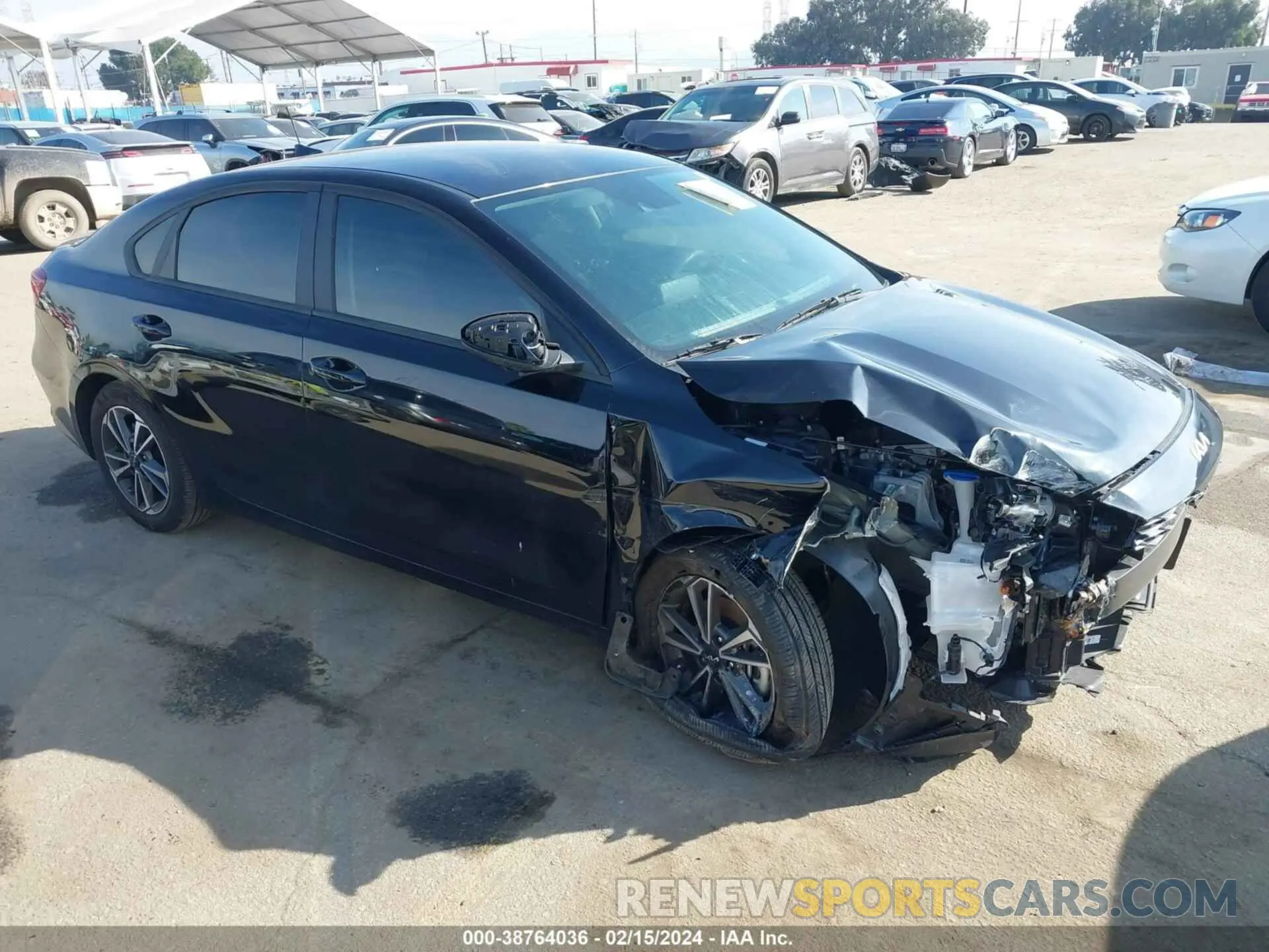 13 Photograph of a damaged car 3KPF24AD8NE499156 KIA FORTE 2022