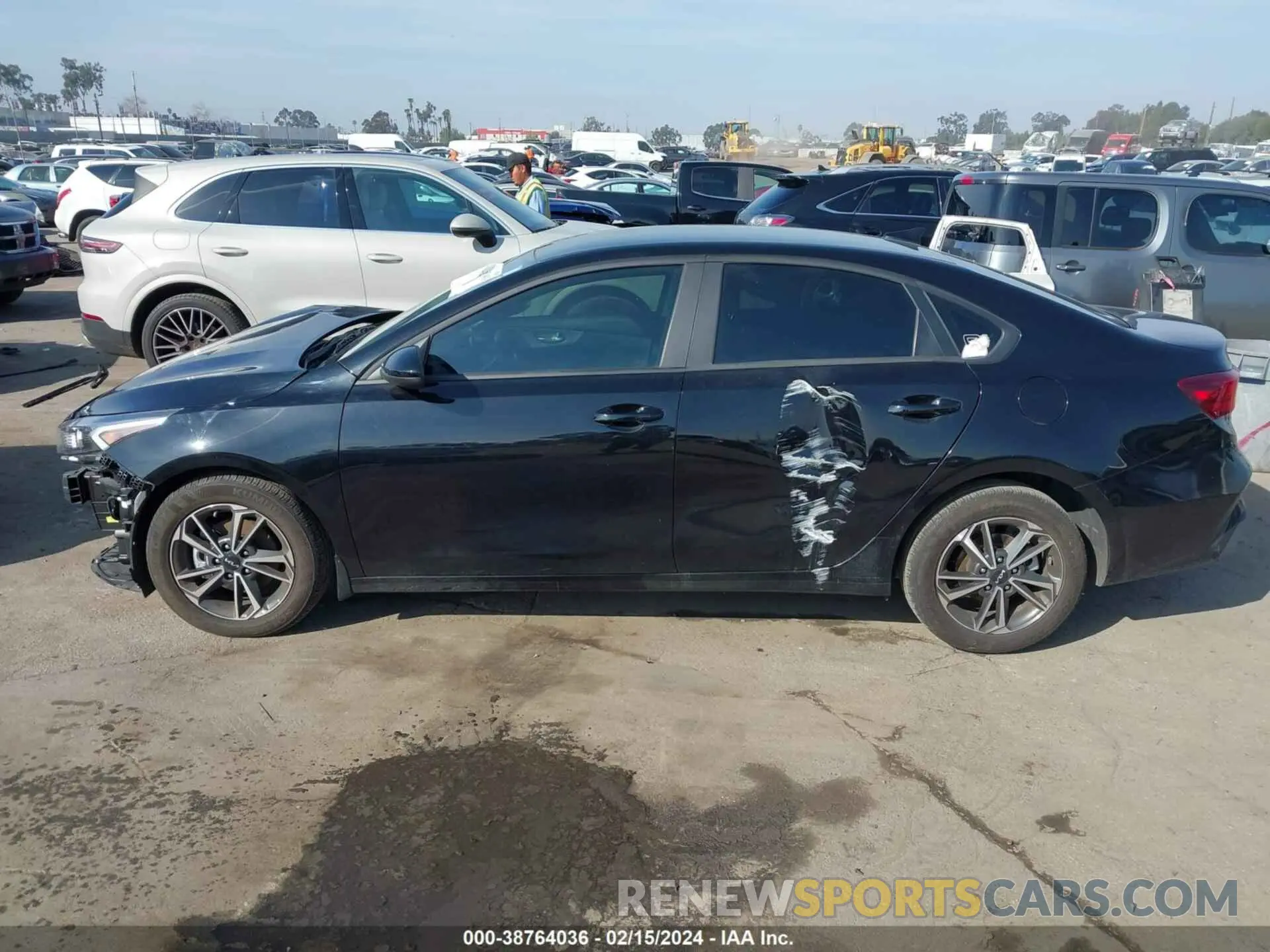 14 Photograph of a damaged car 3KPF24AD8NE499156 KIA FORTE 2022