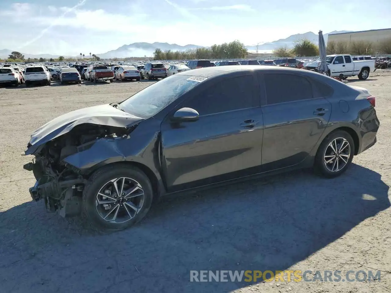 1 Photograph of a damaged car 3KPF24AD9NE436423 KIA FORTE 2022