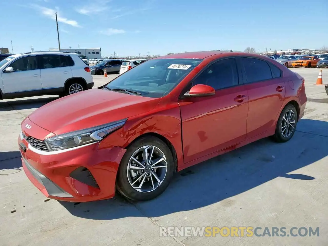 1 Photograph of a damaged car 3KPF24AD9NE463749 KIA FORTE 2022