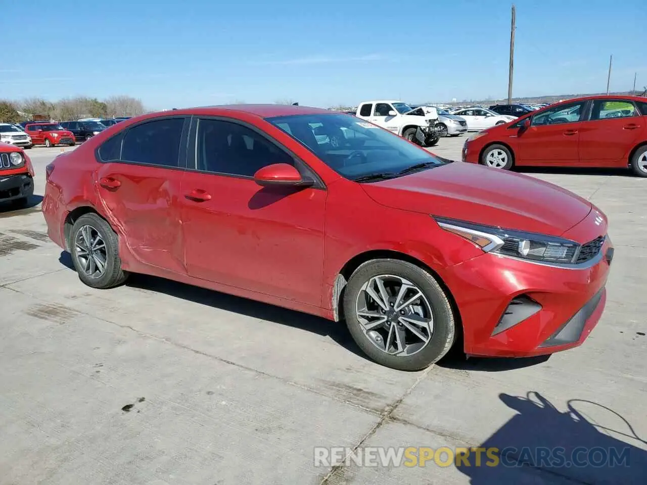 4 Photograph of a damaged car 3KPF24AD9NE463749 KIA FORTE 2022