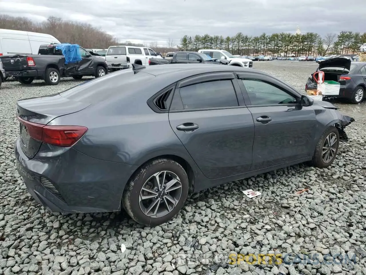3 Photograph of a damaged car 3KPF24AD9NE502095 KIA FORTE 2022