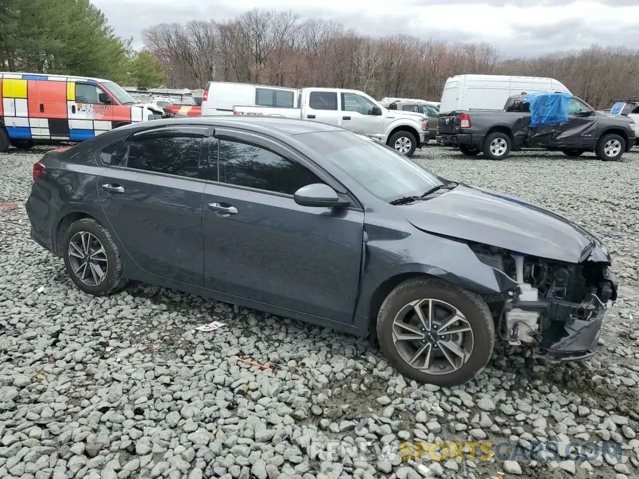 4 Photograph of a damaged car 3KPF24AD9NE502095 KIA FORTE 2022