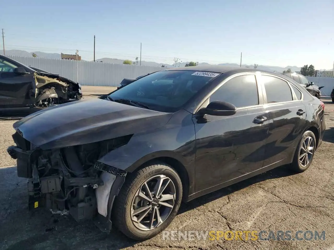1 Photograph of a damaged car 3KPF24ADXNE433367 KIA FORTE 2022
