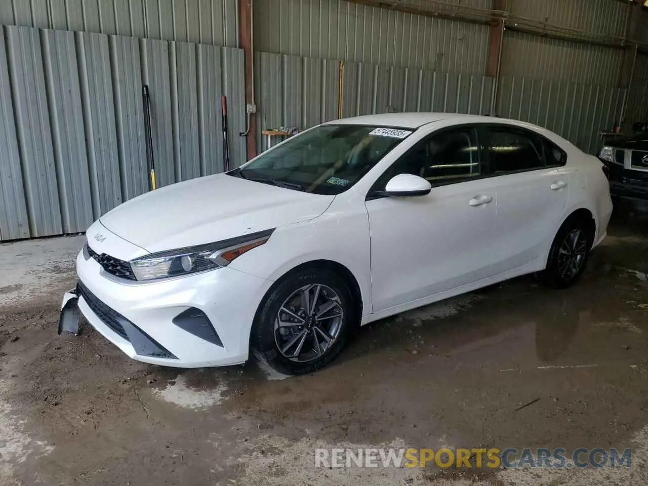 1 Photograph of a damaged car 3KPF24ADXNE439220 KIA FORTE 2022