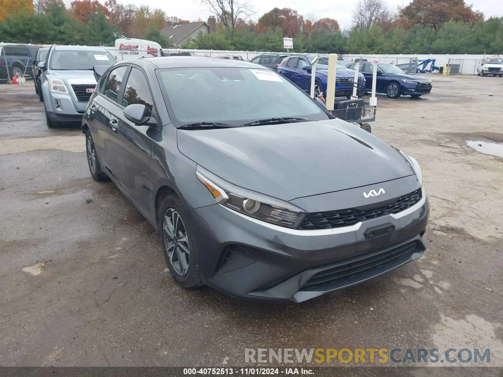 1 Photograph of a damaged car 3KPF24ADXNE445812 KIA FORTE 2022