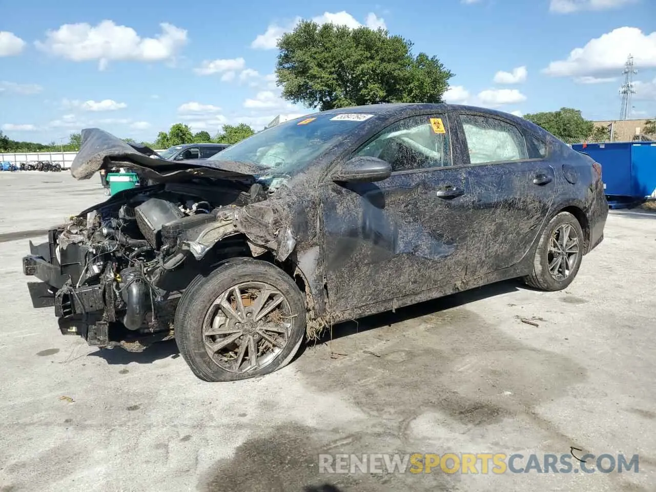 1 Photograph of a damaged car 3KPF24ADXNE450959 KIA FORTE 2022