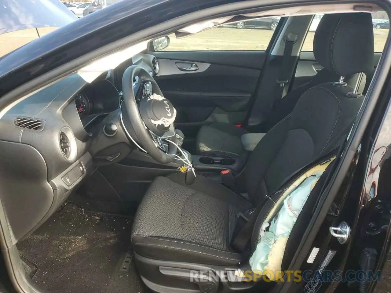 7 Photograph of a damaged car 3KPF24ADXNE455465 KIA FORTE 2022
