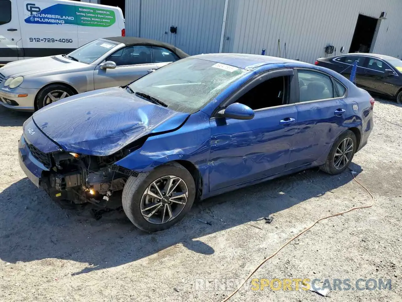 1 Photograph of a damaged car 3KPF24ADXNE463839 KIA FORTE 2022