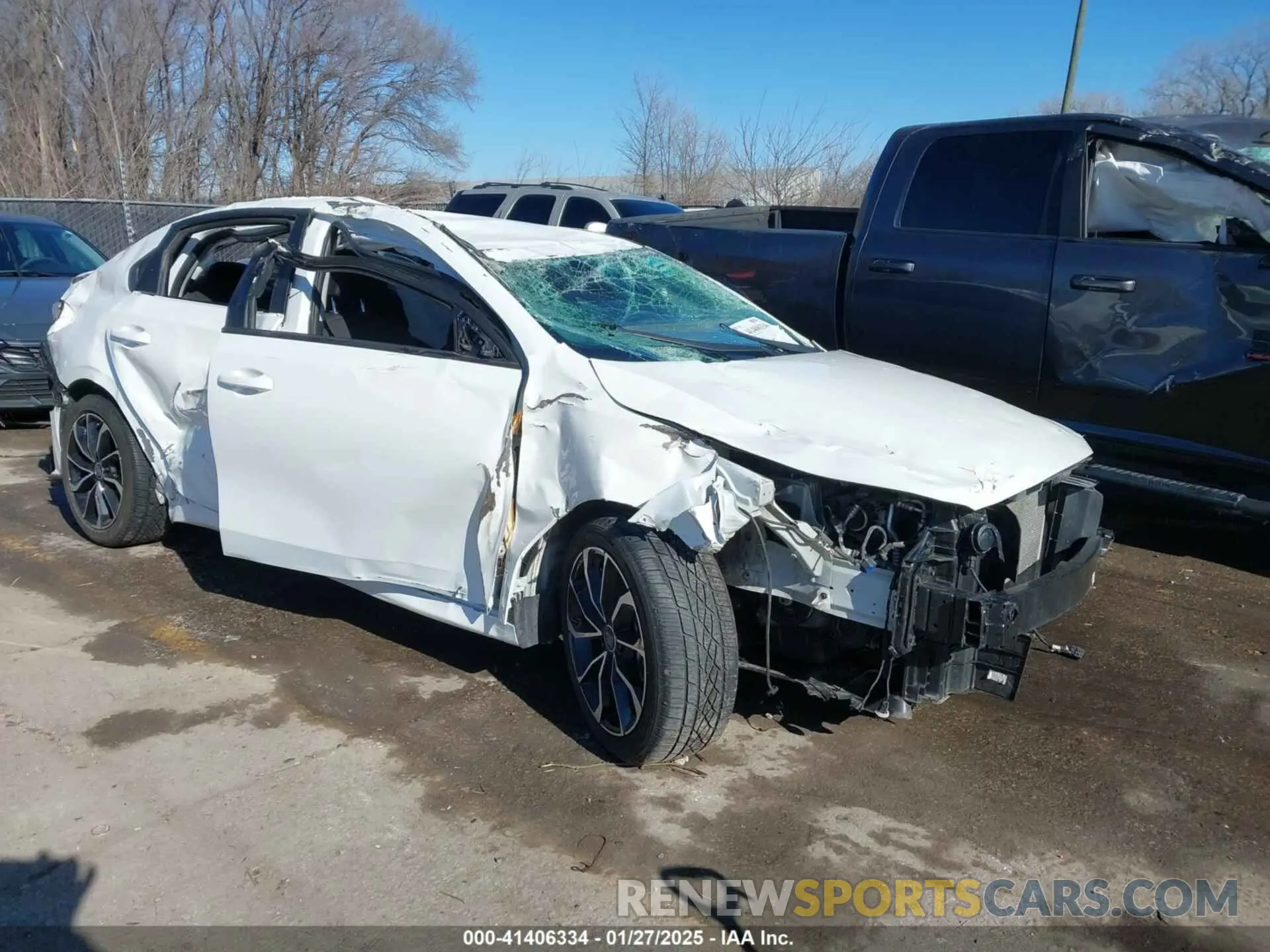1 Photograph of a damaged car 3KPF24ADXNE474680 KIA FORTE 2022