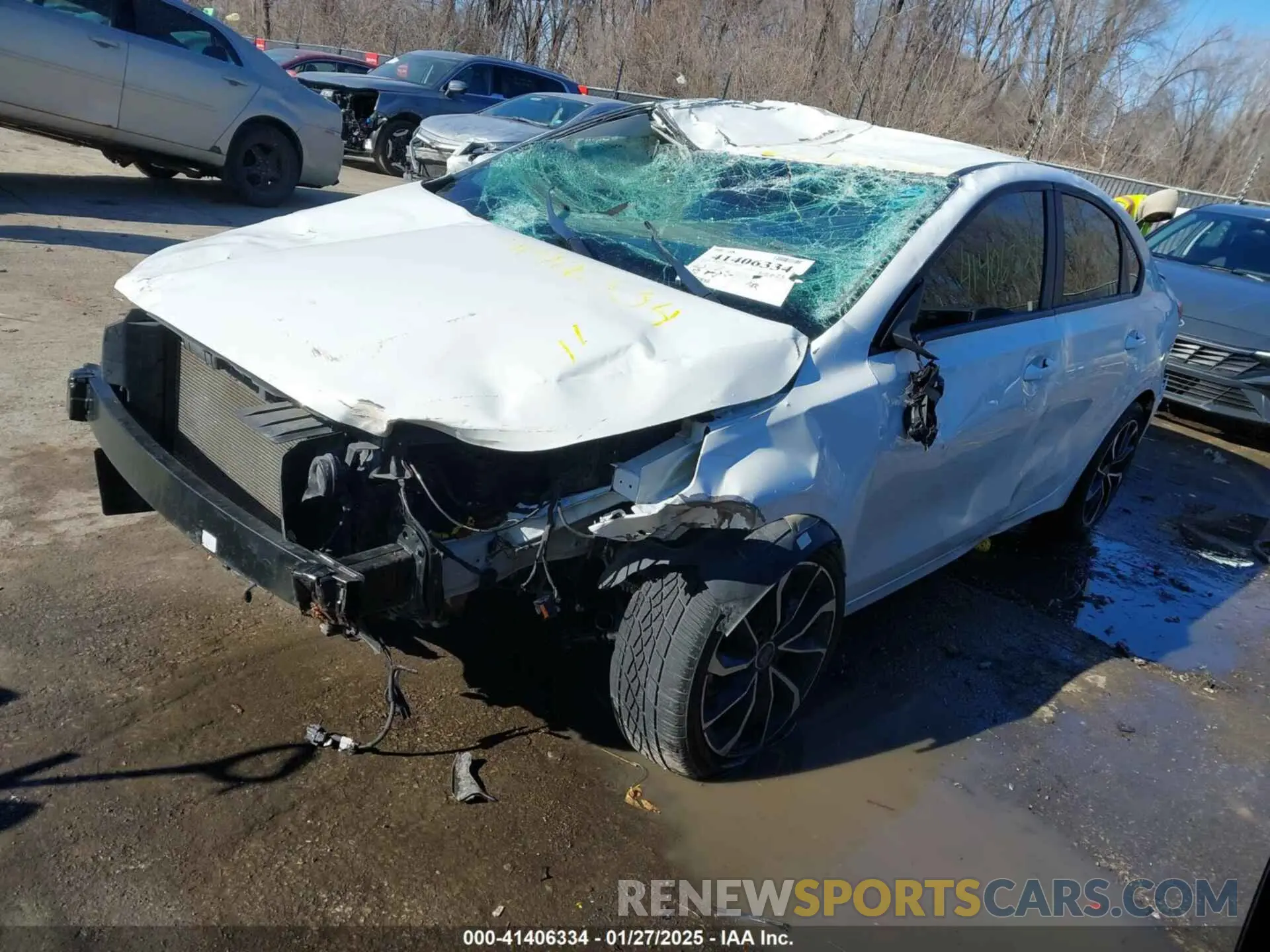 2 Photograph of a damaged car 3KPF24ADXNE474680 KIA FORTE 2022