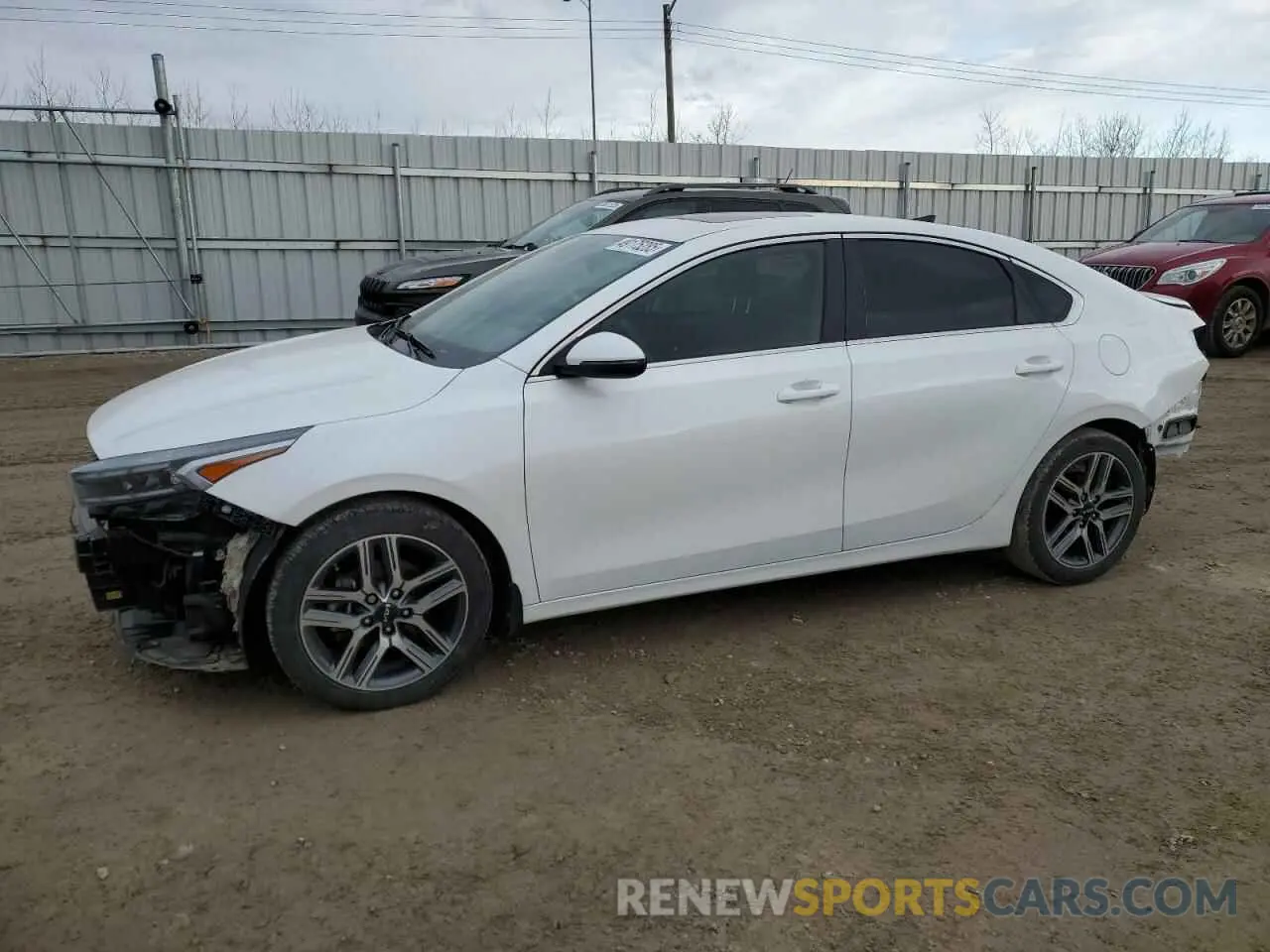 1 Photograph of a damaged car 3KPF34AD6NE436585 KIA FORTE 2022