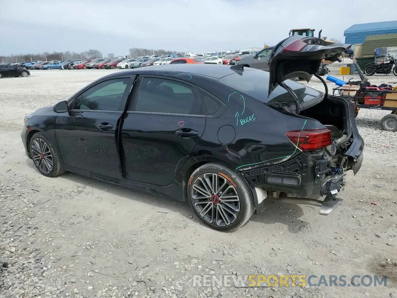 2 Photograph of a damaged car 3KPF44AC0NE456173 KIA FORTE 2022