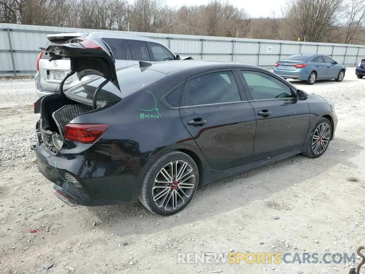 3 Photograph of a damaged car 3KPF44AC0NE456173 KIA FORTE 2022
