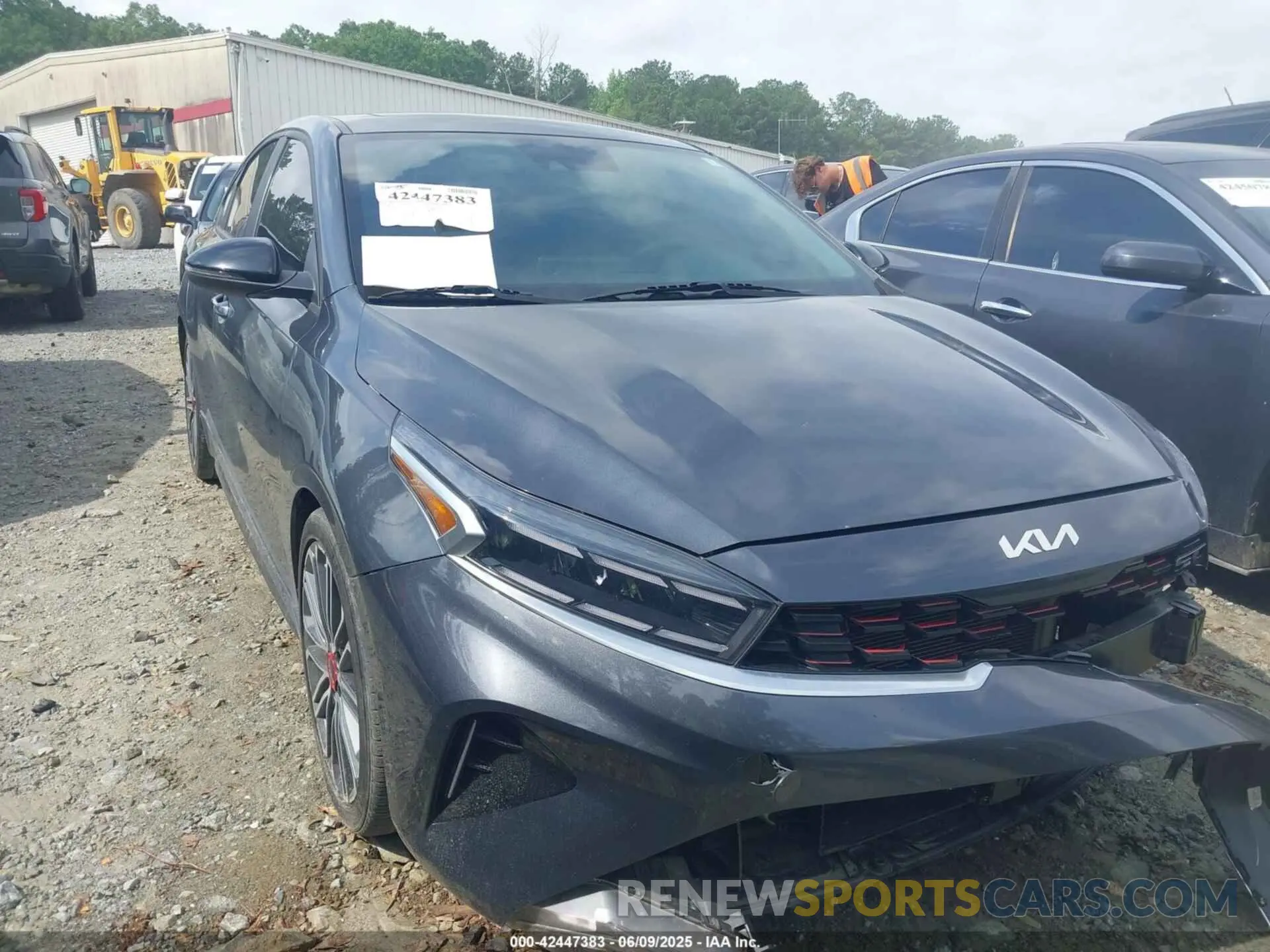 1 Photograph of a damaged car 3KPF44AC0NE486161 KIA FORTE 2022