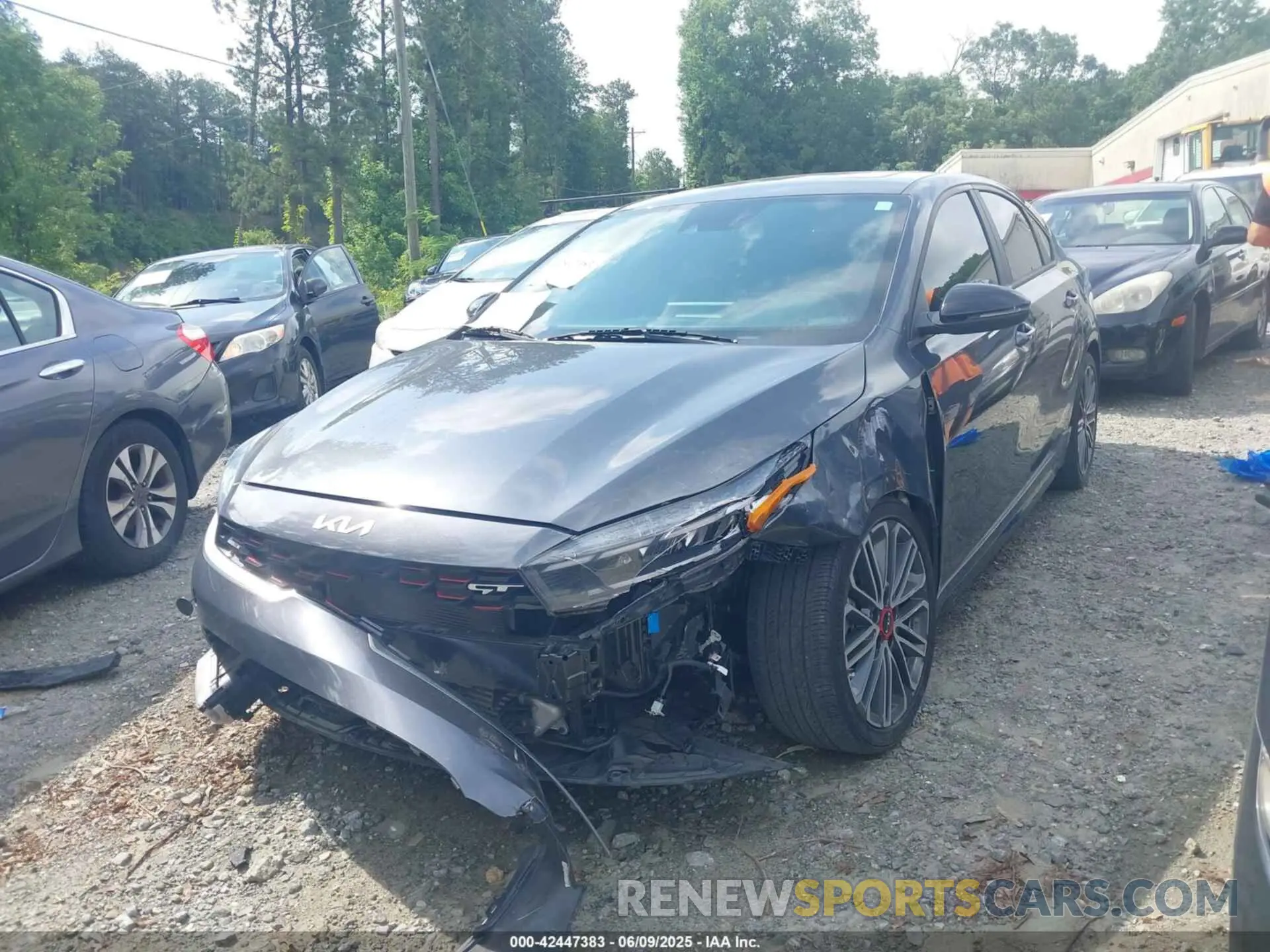 2 Photograph of a damaged car 3KPF44AC0NE486161 KIA FORTE 2022