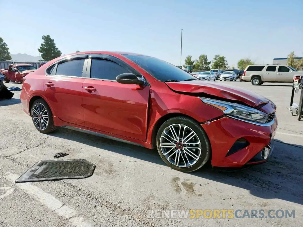 4 Photograph of a damaged car 3KPF44AC1NE477209 KIA FORTE 2022