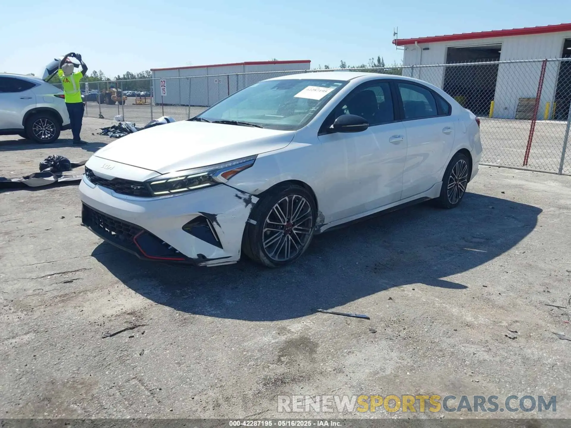 2 Photograph of a damaged car 3KPF44AC2NE462637 KIA FORTE 2022