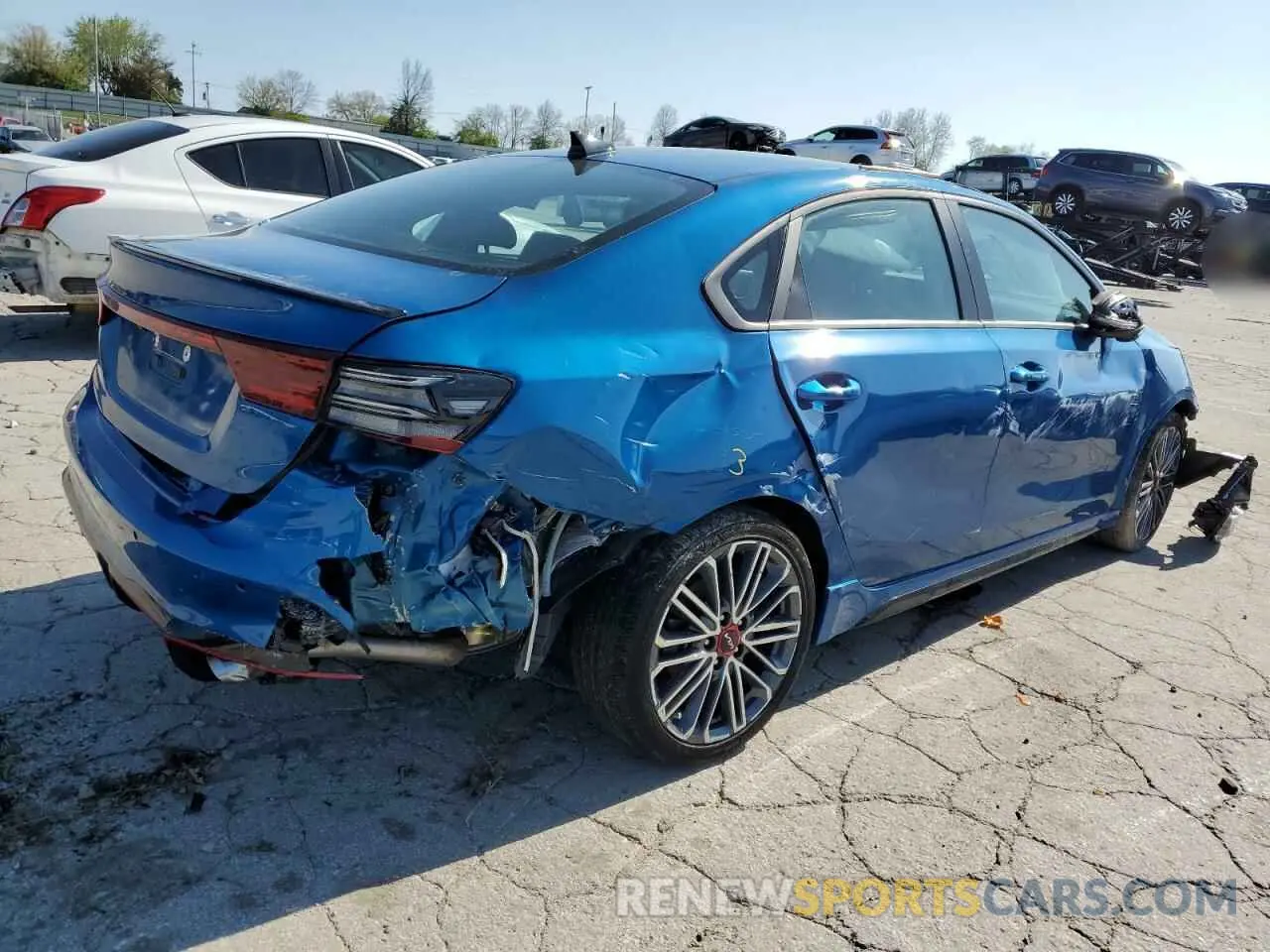 3 Photograph of a damaged car 3KPF44AC2NE479177 KIA FORTE 2022