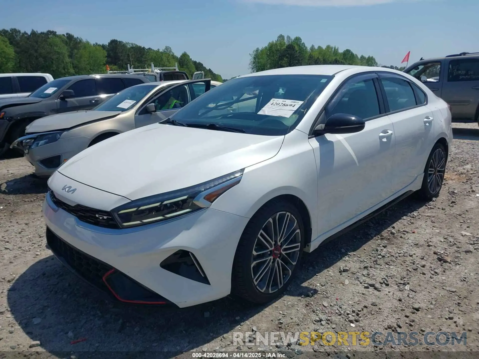 2 Photograph of a damaged car 3KPF44AC3NE477289 KIA FORTE 2022