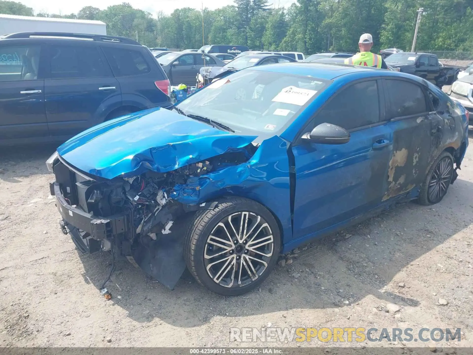 2 Photograph of a damaged car 3KPF44AC6NE445890 KIA FORTE 2022