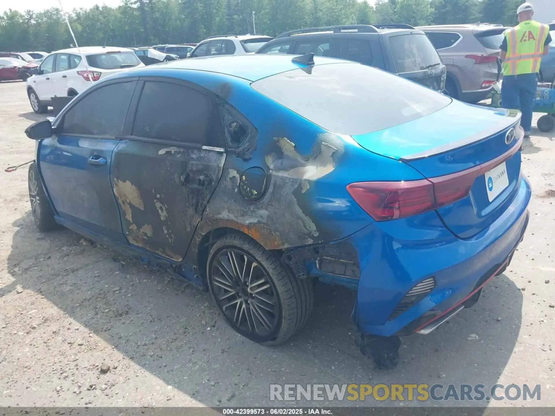3 Photograph of a damaged car 3KPF44AC6NE445890 KIA FORTE 2022