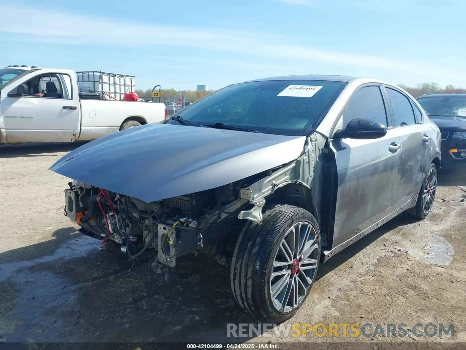 2 Photograph of a damaged car 3KPF44AC6NE449955 KIA FORTE 2022