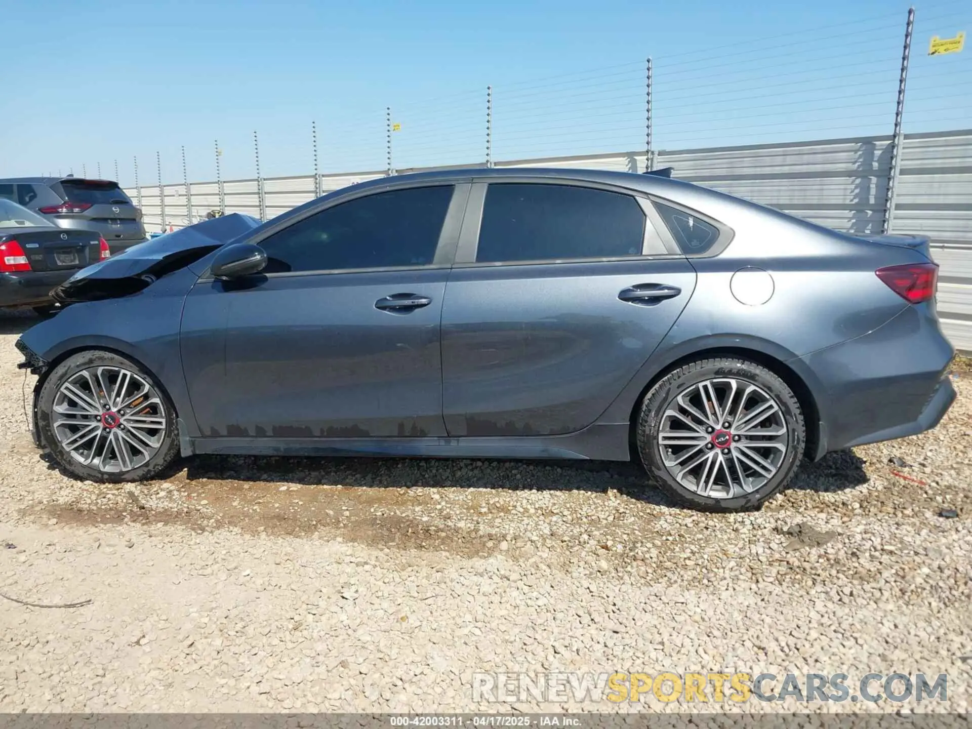 14 Photograph of a damaged car 3KPF44AC7NE473424 KIA FORTE 2022