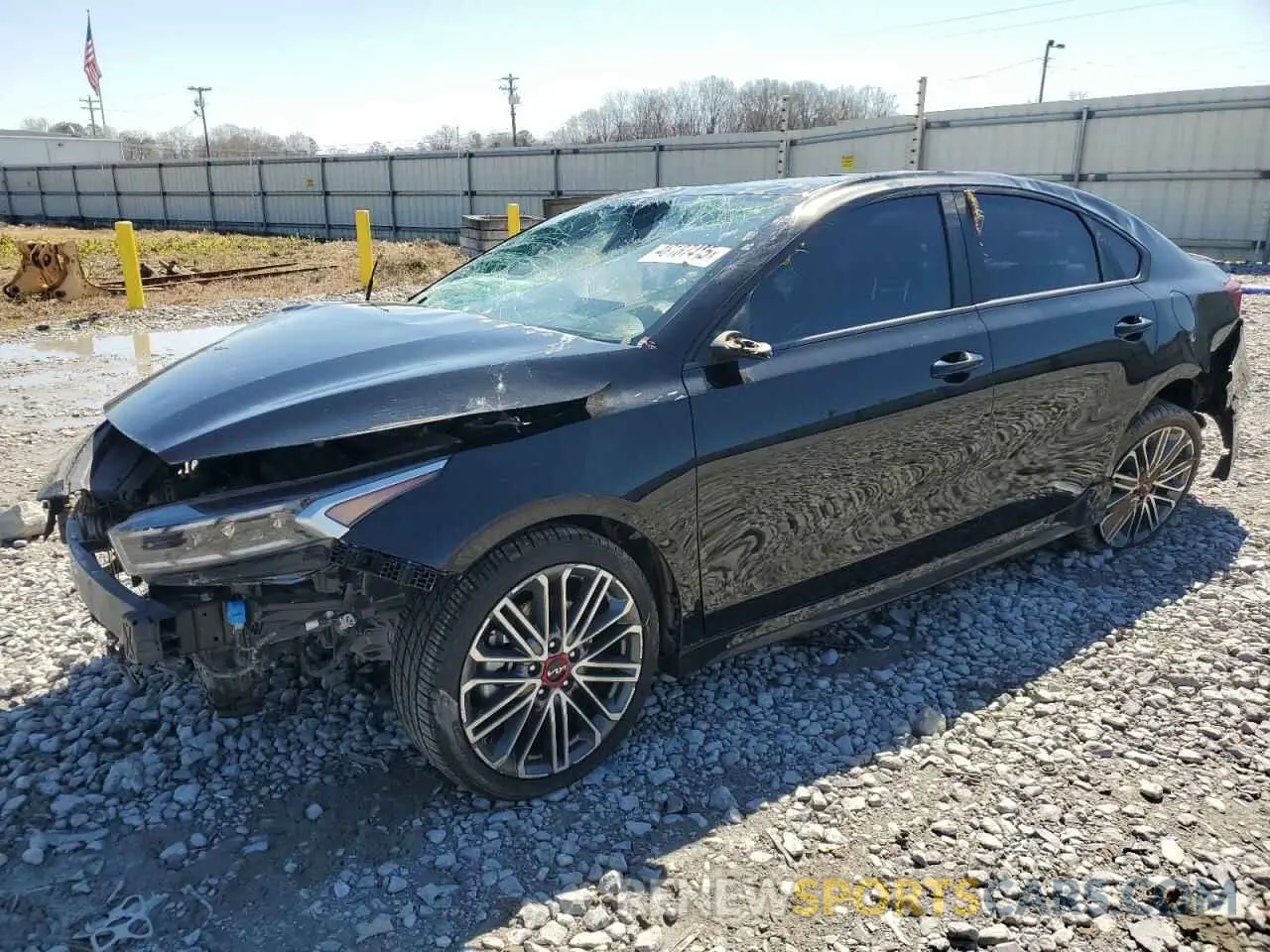 1 Photograph of a damaged car 3KPF44AC8NE434552 KIA FORTE 2022