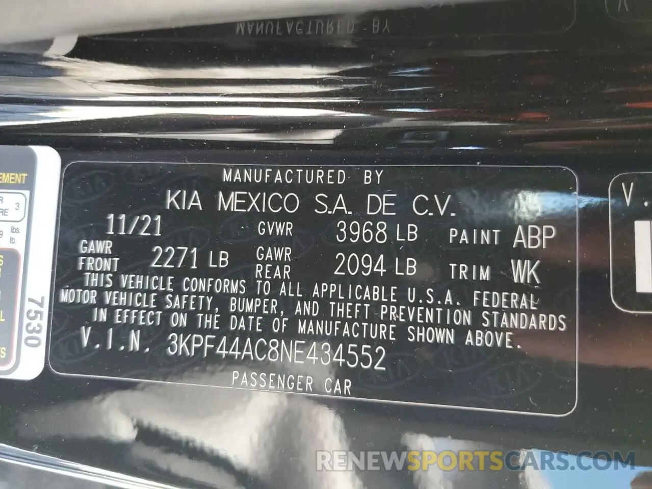 15 Photograph of a damaged car 3KPF44AC8NE434552 KIA FORTE 2022