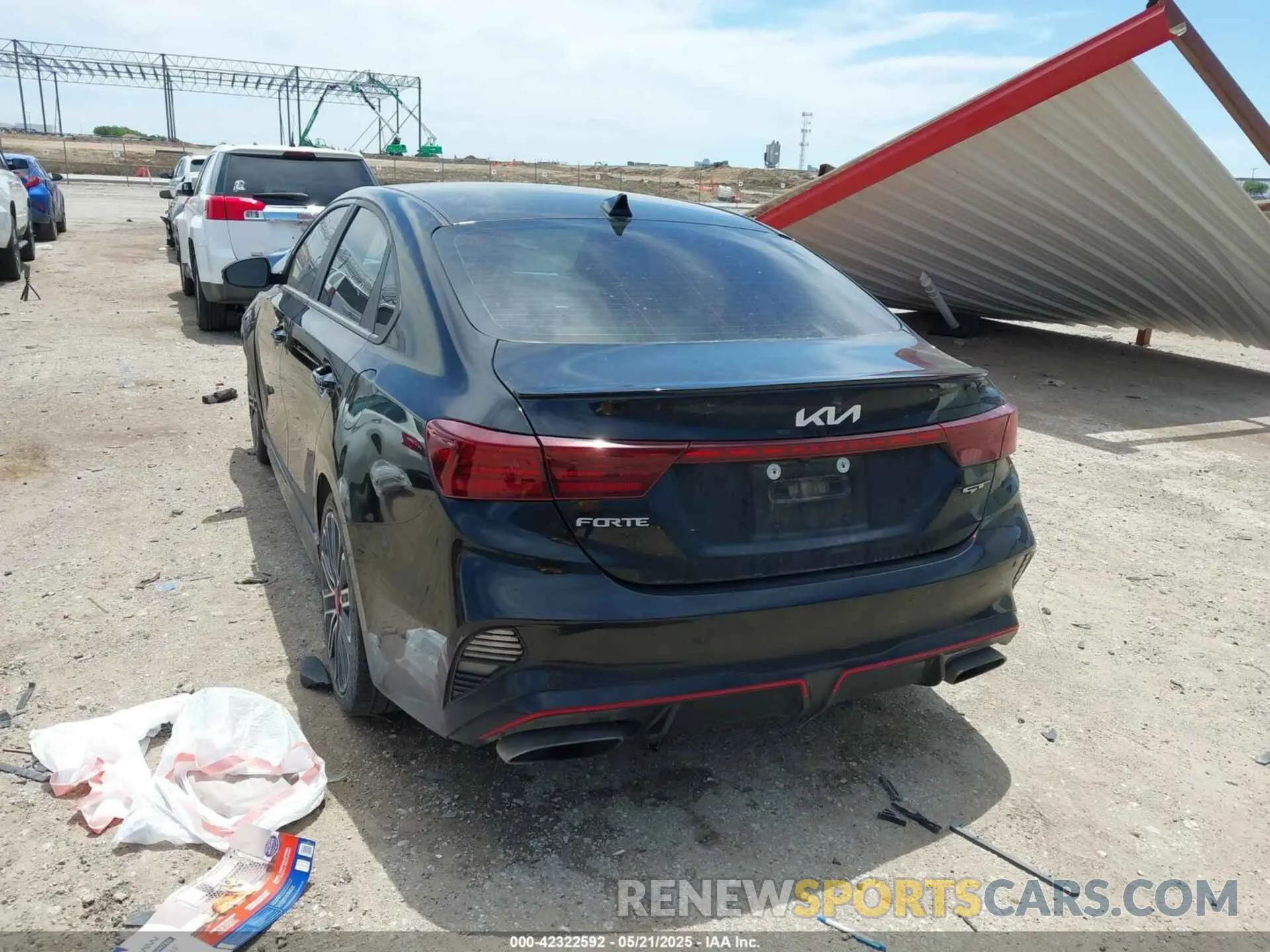 3 Photograph of a damaged car 3KPF44AC8NE447642 KIA FORTE 2022