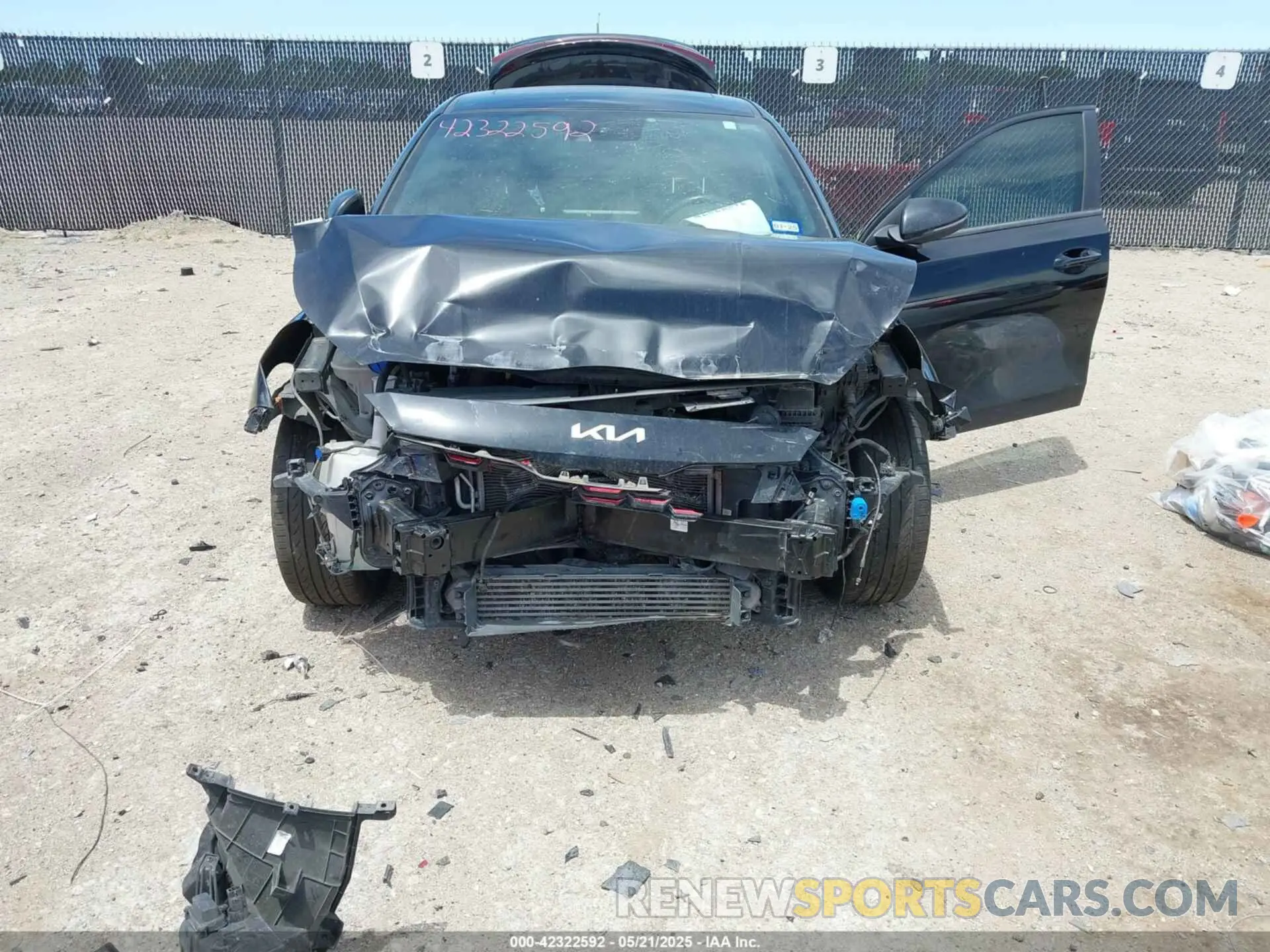 6 Photograph of a damaged car 3KPF44AC8NE447642 KIA FORTE 2022