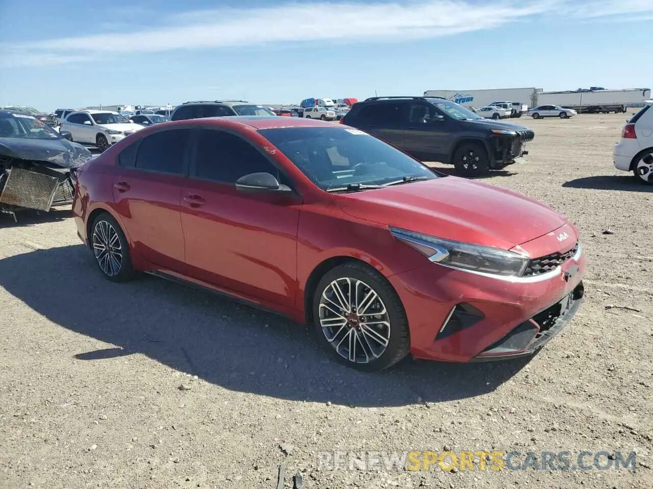 4 Photograph of a damaged car 3KPF44AC9NE433863 KIA FORTE 2022