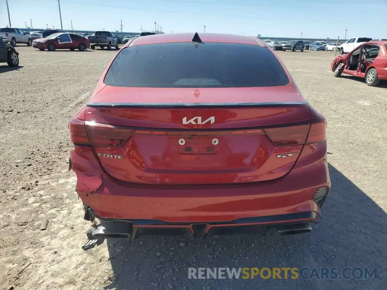 6 Photograph of a damaged car 3KPF44AC9NE433863 KIA FORTE 2022