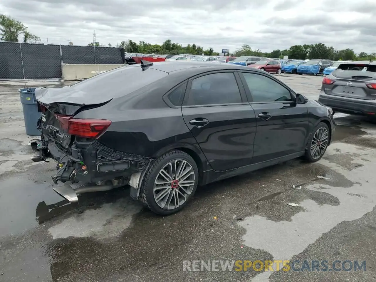 3 Photograph of a damaged car 3KPF44AC9NE451487 KIA FORTE 2022