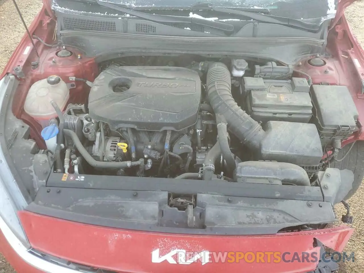 12 Photograph of a damaged car 3KPF44AC9NE485560 KIA FORTE 2022