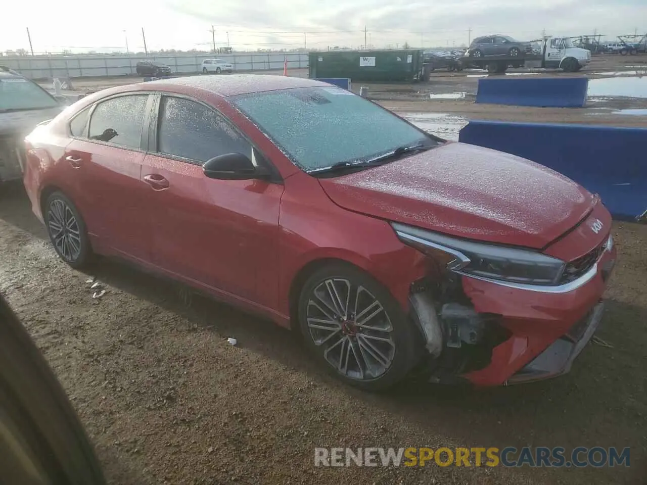 4 Photograph of a damaged car 3KPF44AC9NE485560 KIA FORTE 2022