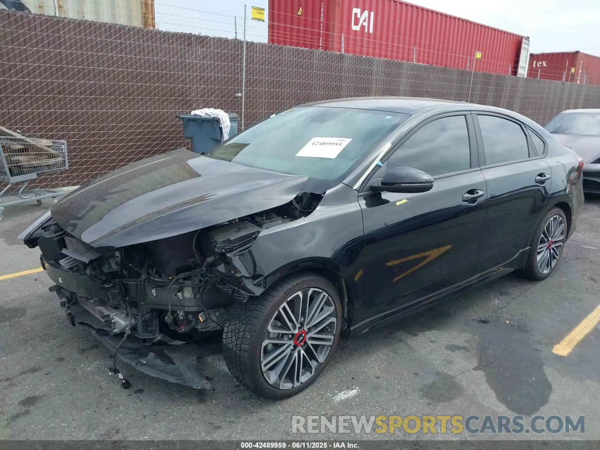 2 Photograph of a damaged car 3KPF44AC9NE492704 KIA FORTE 2022