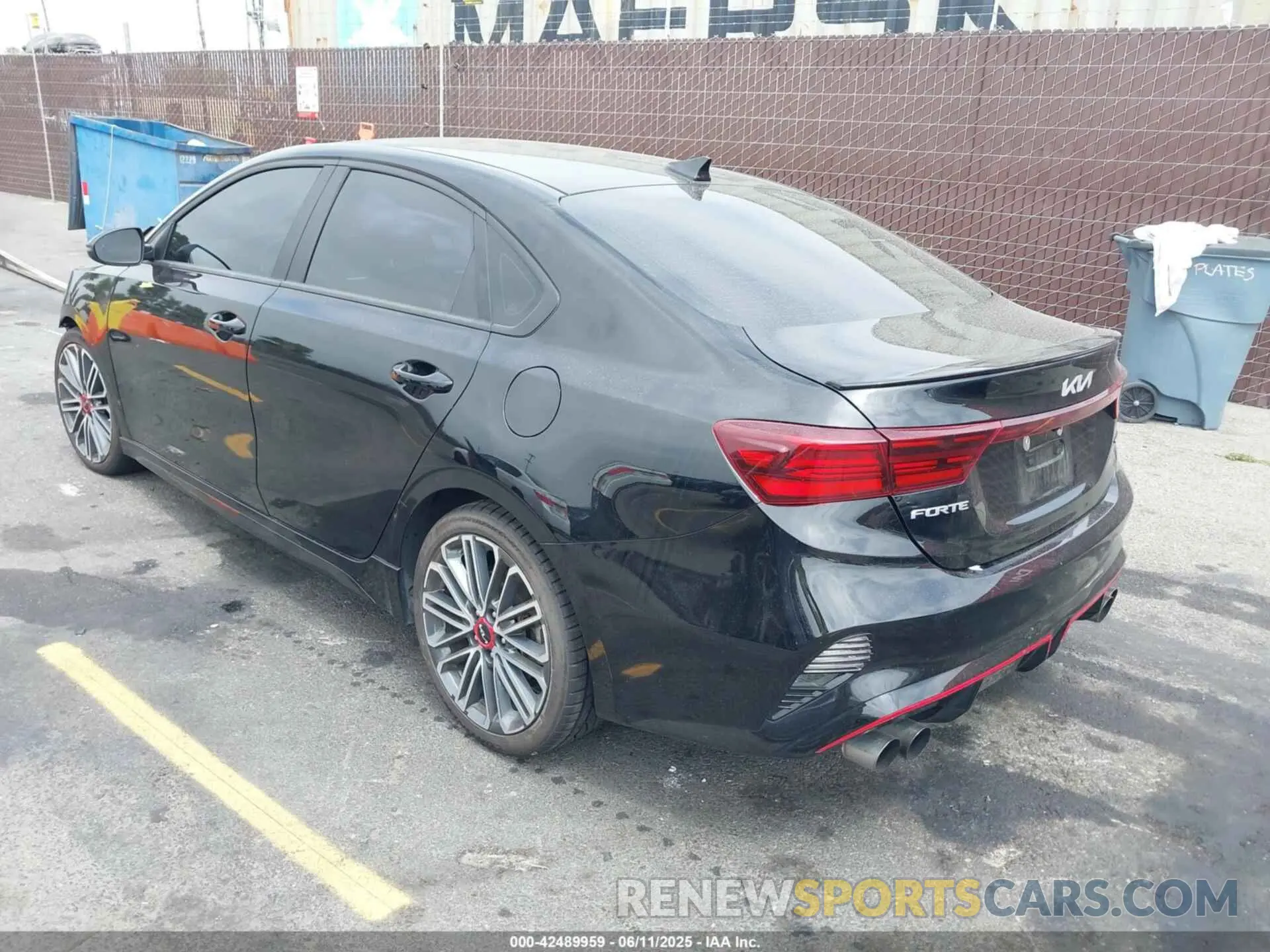 3 Photograph of a damaged car 3KPF44AC9NE492704 KIA FORTE 2022