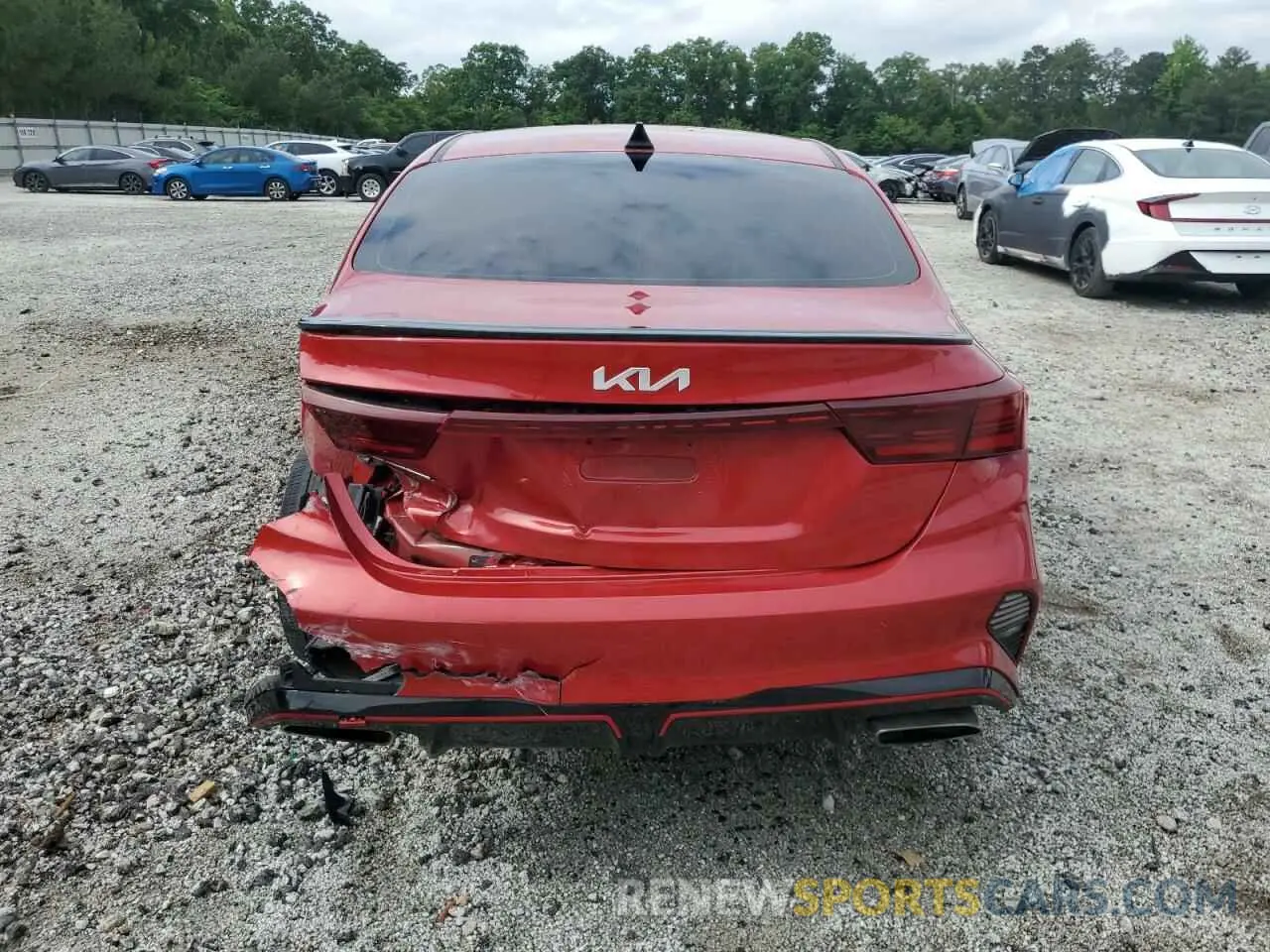 6 Photograph of a damaged car 3KPF44AC9NE495554 KIA FORTE 2022