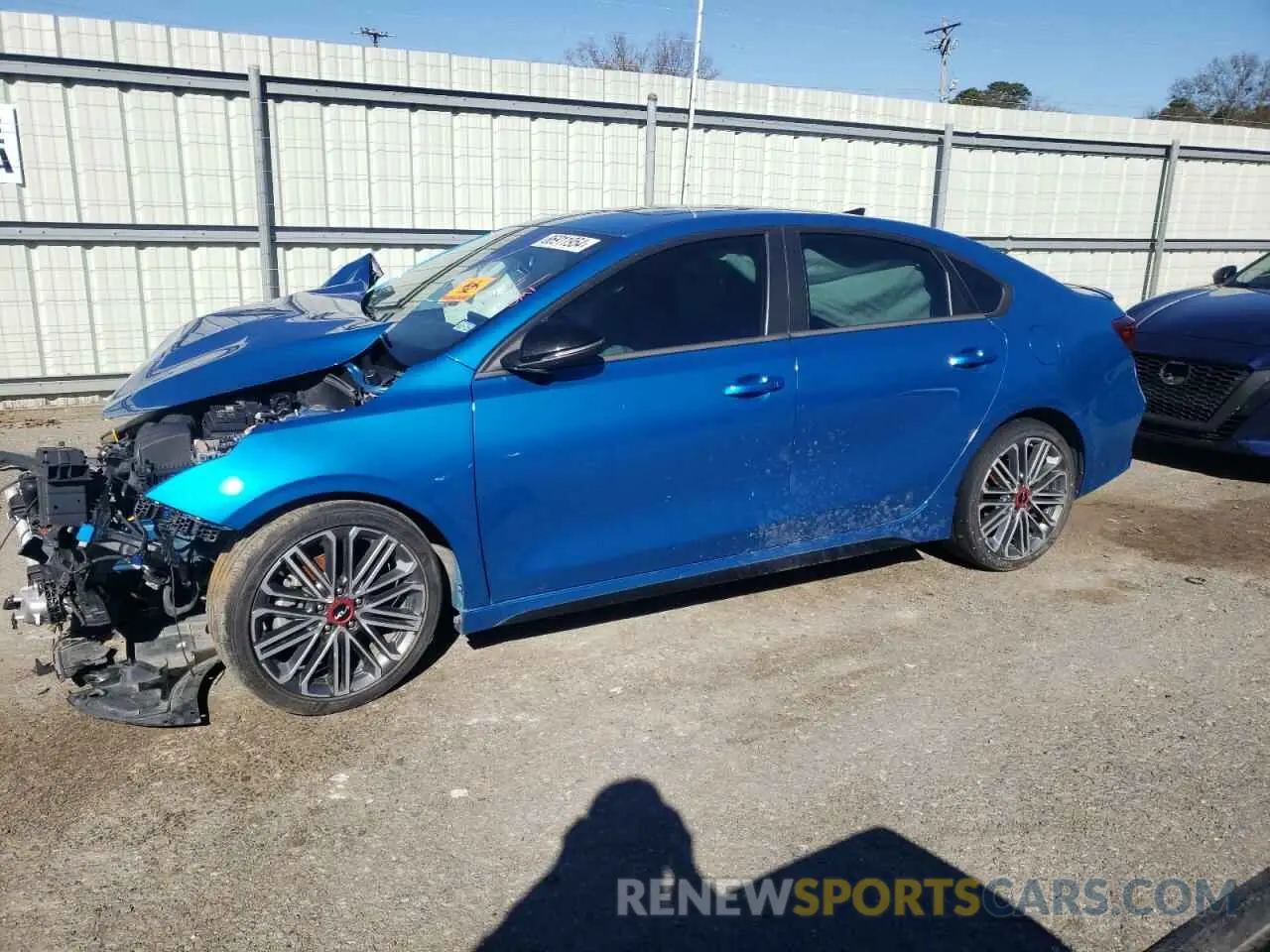 1 Photograph of a damaged car 3KPF44ACXNE455192 KIA FORTE 2022