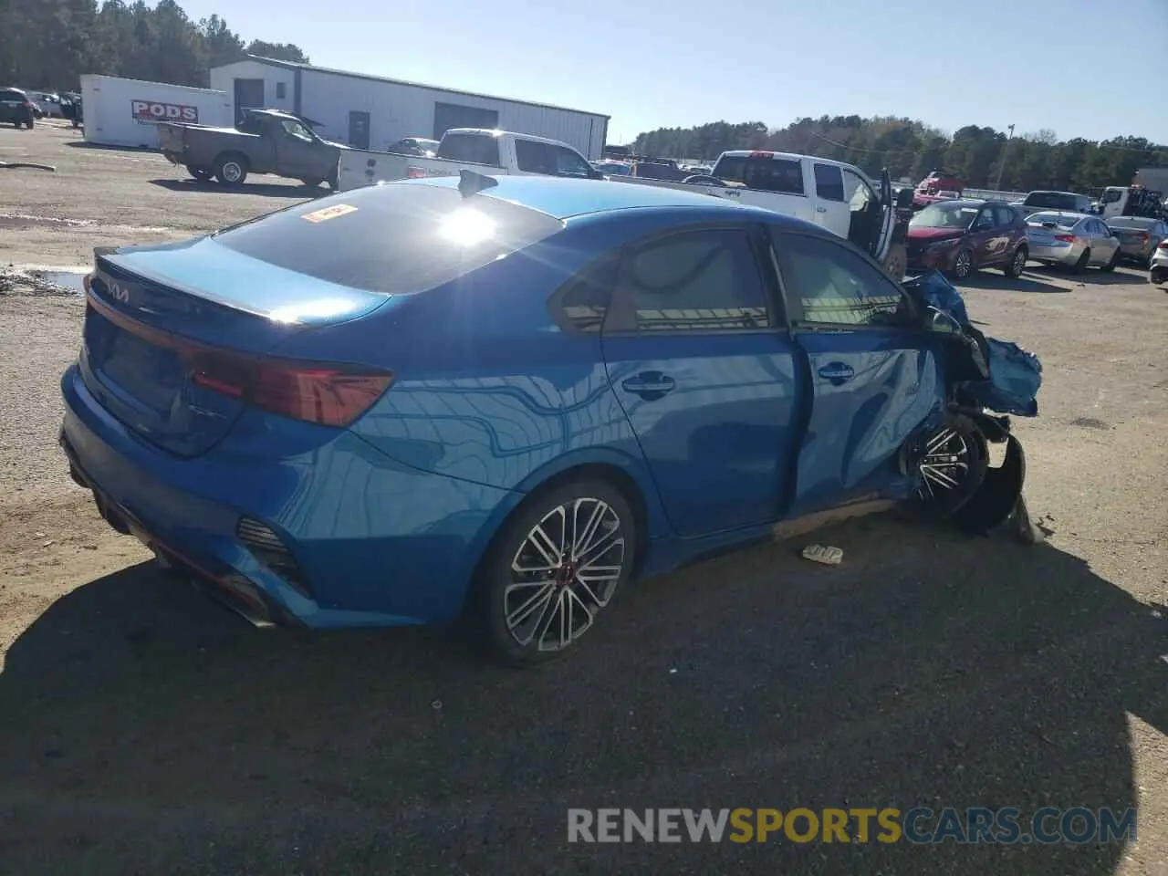 3 Photograph of a damaged car 3KPF44ACXNE455192 KIA FORTE 2022