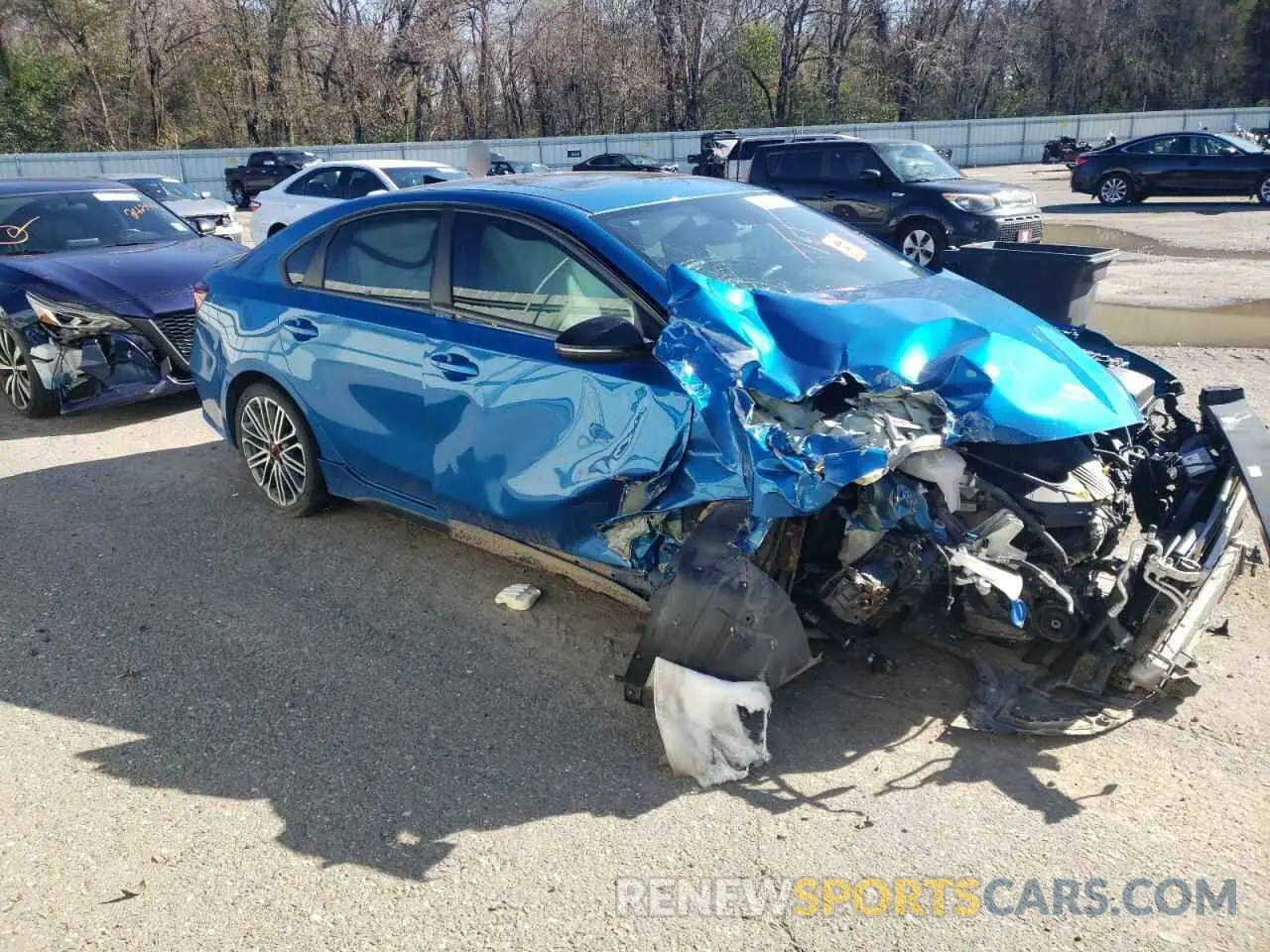 4 Photograph of a damaged car 3KPF44ACXNE455192 KIA FORTE 2022