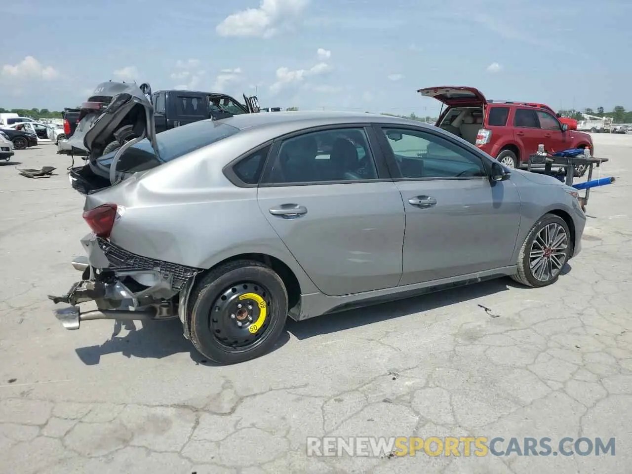 3 Photograph of a damaged car 3KPF44ACXNE487821 KIA FORTE 2022