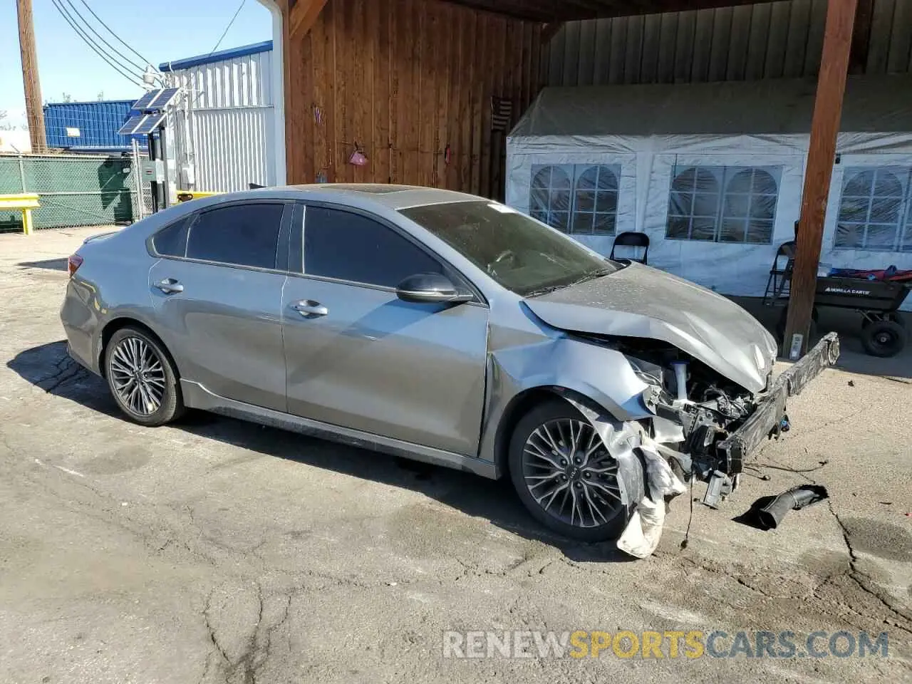 4 Photograph of a damaged car 3KPF54AD0NE504535 KIA FORTE 2022
