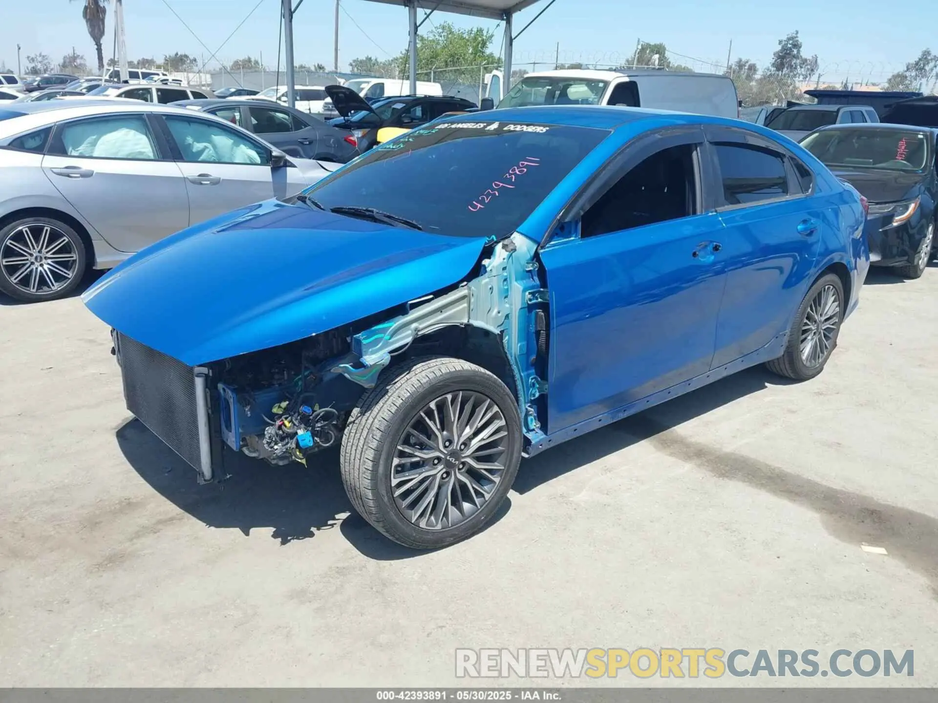 2 Photograph of a damaged car 3KPF54AD1NE431093 KIA FORTE 2022