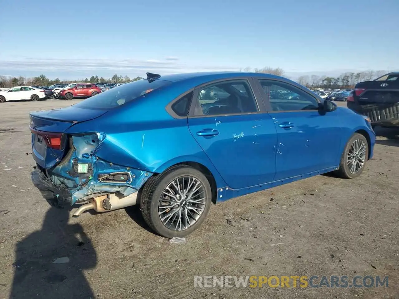 3 Photograph of a damaged car 3KPF54AD1NE478706 KIA FORTE 2022