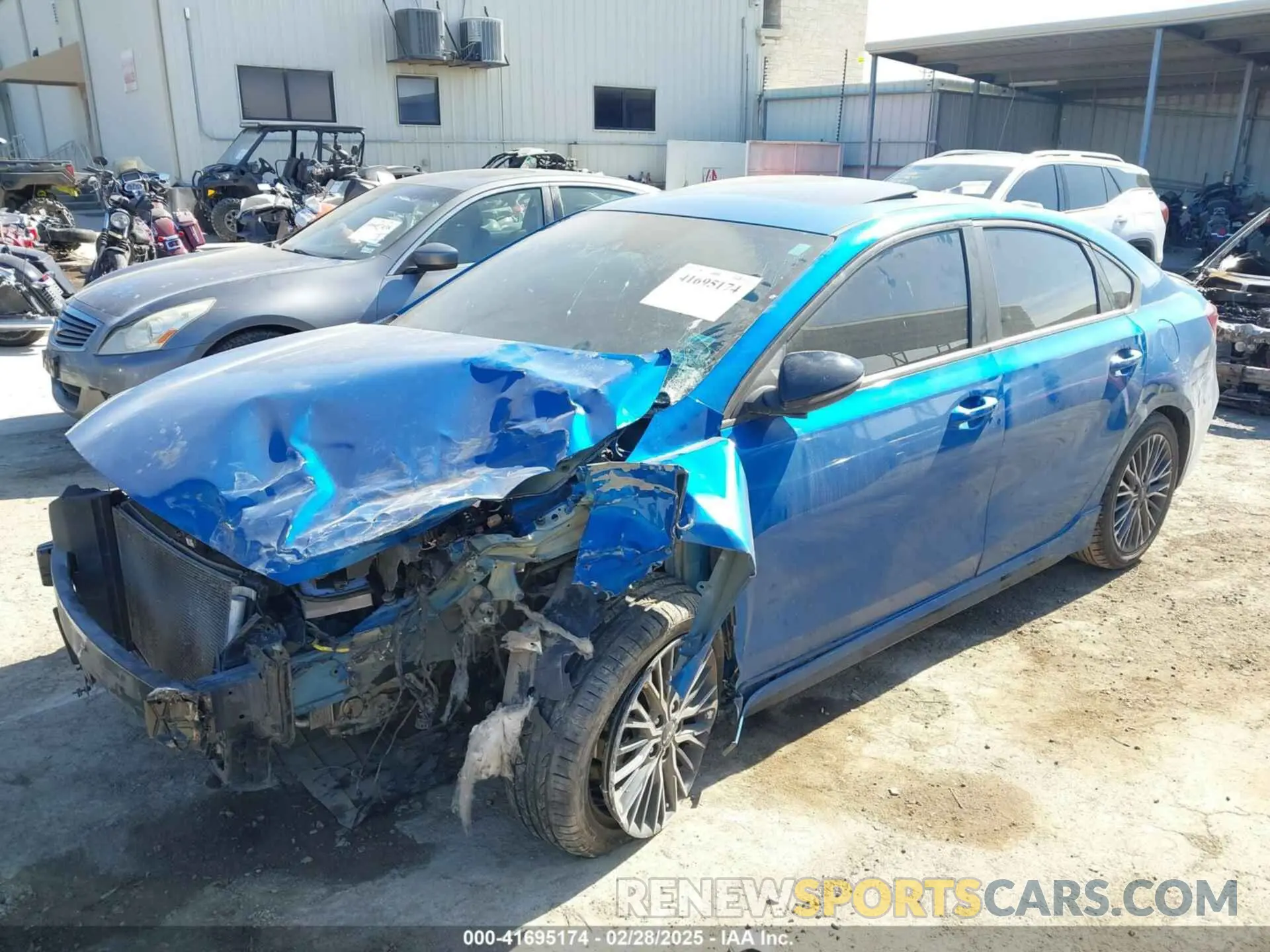 2 Photograph of a damaged car 3KPF54AD1NE491780 KIA FORTE 2022